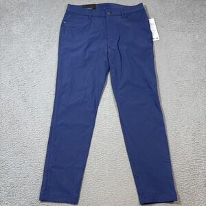 NWT Lululemon Mens 32x32 ABC 5-Pocket Pants Slim Fit Warpstreme Blue